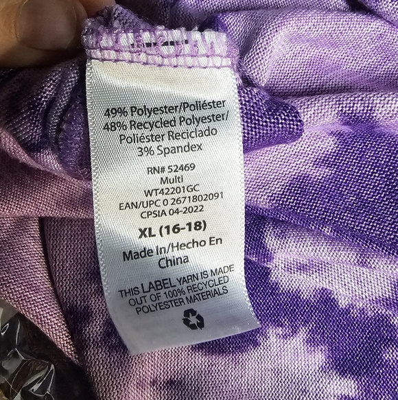 CELEBRATE! HALLOWEEN Women’s Size XL Purple“Let’s Go Ghouls” Sleep Shirt - Picture 7 of 7